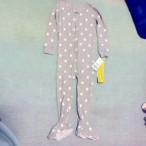 BRAND NEW WITH TAGS - Grey Carters Footie Pjs